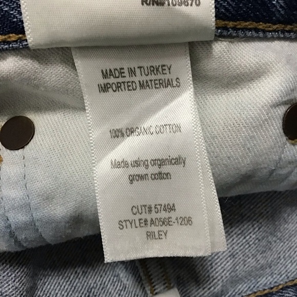 AGOLDE Riley High Rise Straight Crop in Escalate Size 28. - Picture 10 of 10